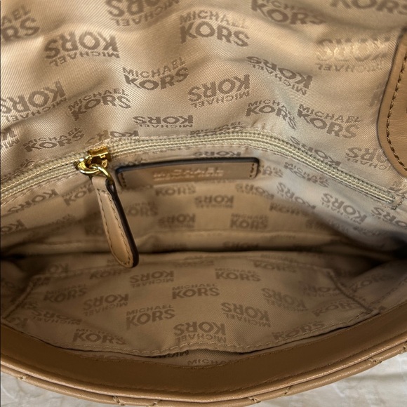 Michael Kors Brown Quilted Shoulder Bag - Picture 13 of 16